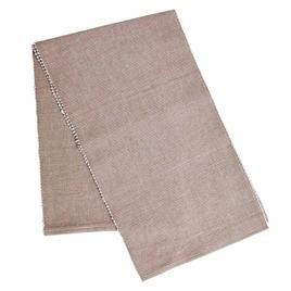 M&S Ribbed Woven Table Runner, Natural | Ocado
