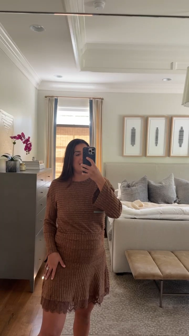 Love this mini dress!

tts: medium

bump friendly dresses, fall fashion, cozy dress, knit dress, ribbed knit, sweater dress, autumn style, Grace White

#LTKootd #LTKmomlife #LTKBump