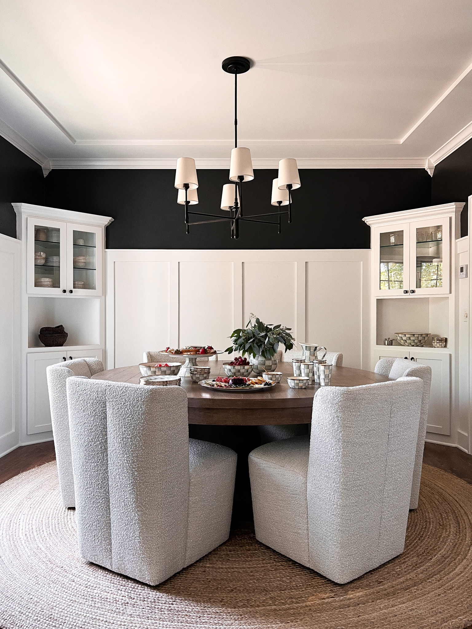 We love to entertain in our dining room and having a round table makes gathering all that much more personal. 

Arhaus, round dining table, dining room chandelier, upholstered dining chairs, 

#LTKstyletip #LTKFind #LTKhome