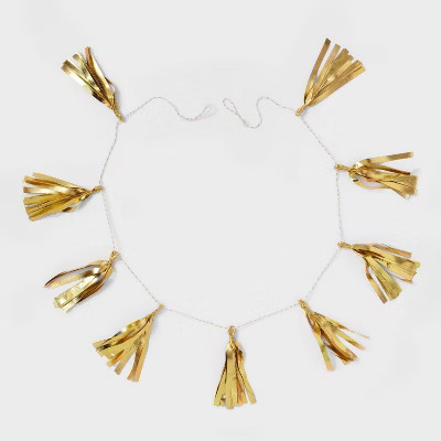 Metallic Gold Tassel Garland - Spritz™ | Target