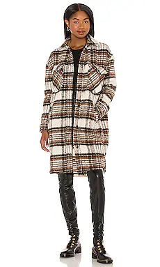 BLANKNYC Long Plaid Shacket in I Feel You from Revolve.com | Revolve Clothing (Global)