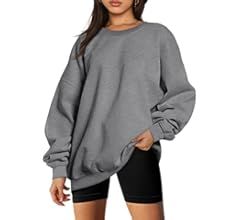 EFAN Women's Oversized Fleece Sweatshirts Long Sleeve Crew Neck Pullover Sweatshirt Casual Hoodie... | Amazon (US)