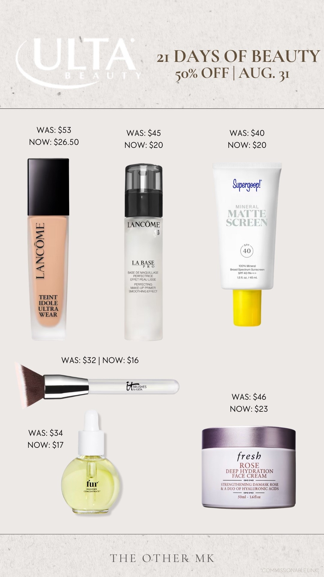 Ulta 21 days of beauty sale picks, ulta sale, beauty sale, skin care, make up, hair care, beauty must haves, fall routine, fall skincare, fall makeup

#LTKStyleTip #LTKSaleAlert #LTKBeauty