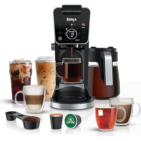 Ninja | Drip Coffee Maker | DualBrew Pro Hot & Iced Coffee | Compatible with K-Cup Pods | 3 Brew ... | Amazon (CA)