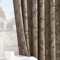 NICETOWN Linen Cotton Curtains for Living Room, Linen Blend Floral Printed Curtains Organic Priva... | Walmart (US)