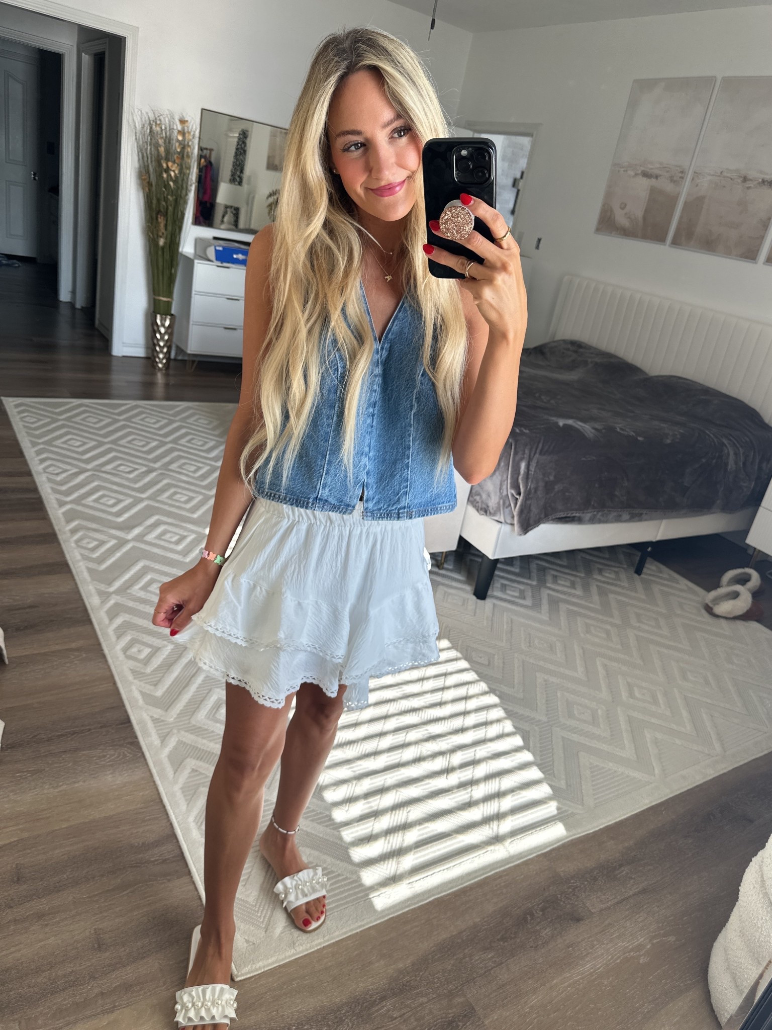 Denim vest & white skort 🤍

#LTKSaleAlert #LTKFindsUnder50 #LTKSeasonal