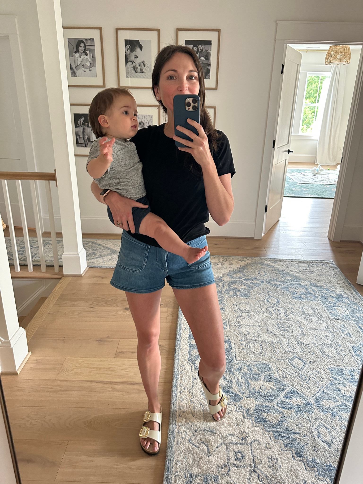 I’ve been wearing these denim shorts on repeat and this is my new favorite tee shirt! Got these cute Birks from the NSALE! 

#LTKSeasonal #LTKxNSale #LTKFind