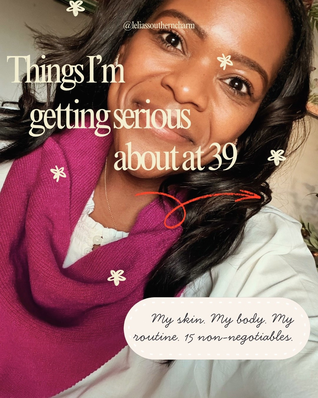 Seriously can’t believe I’ll be 40 in 8 months. So I’m very serious in my last year of 30’s, I’m sharing my non-negotiables from skincare to haircare and supplements! LMK if I should add something else to my routine! Here’s to aging gracefully! 💁🏽‍♀️✨🪩