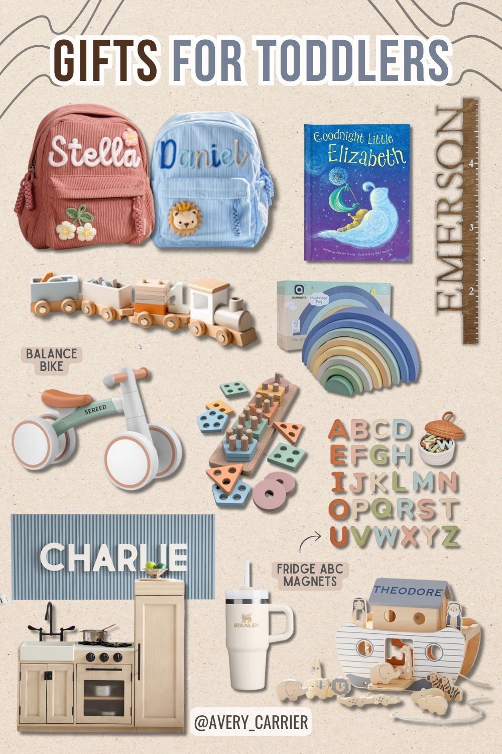 Toddler gift ideas, personalized gifts for boys and girls, Christmas gifts for the family 

#LTKGiftGuide #LTKKids #LTKHome