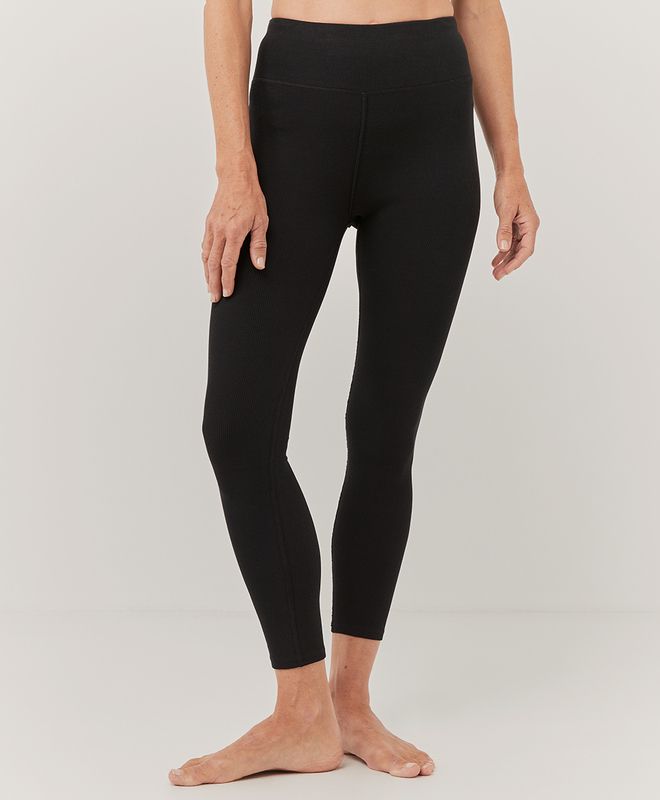ribbed high waist legging$48Made with Organic Cotton in a Fair Trade Factory.       4.4 star rati... | Pact Apparel