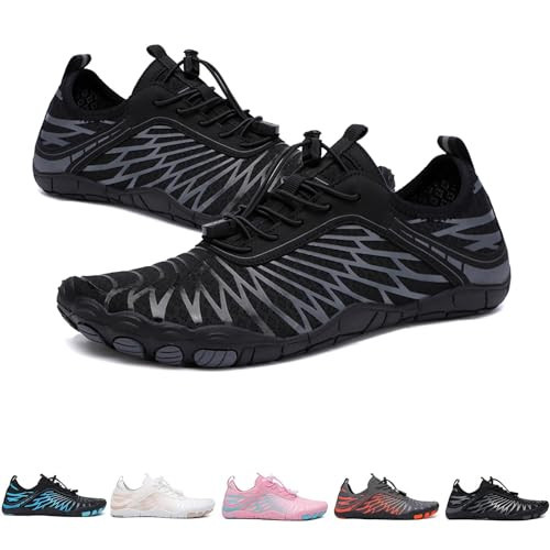 Generic Unisex Adult Barefoot Hiking Shoes, Black, Size 7 Women/5 Men | Amazon (US)