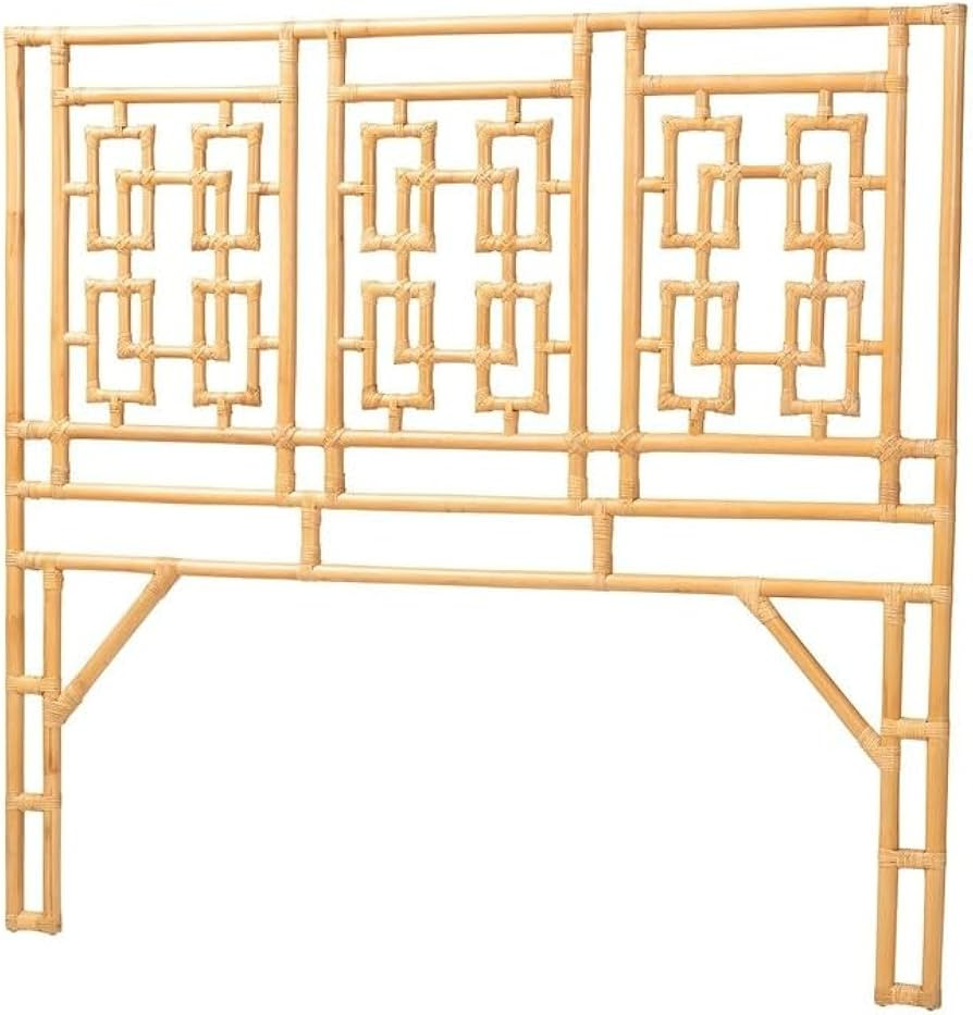 Rattan Headboard 63 Wide - Bohemian Bedroom Decor - No Assembly Needed | Amazon (US)