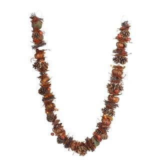 6ft. Pumpkin, Leaves & Pinecones Garland by Ashland® | Michaels Stores