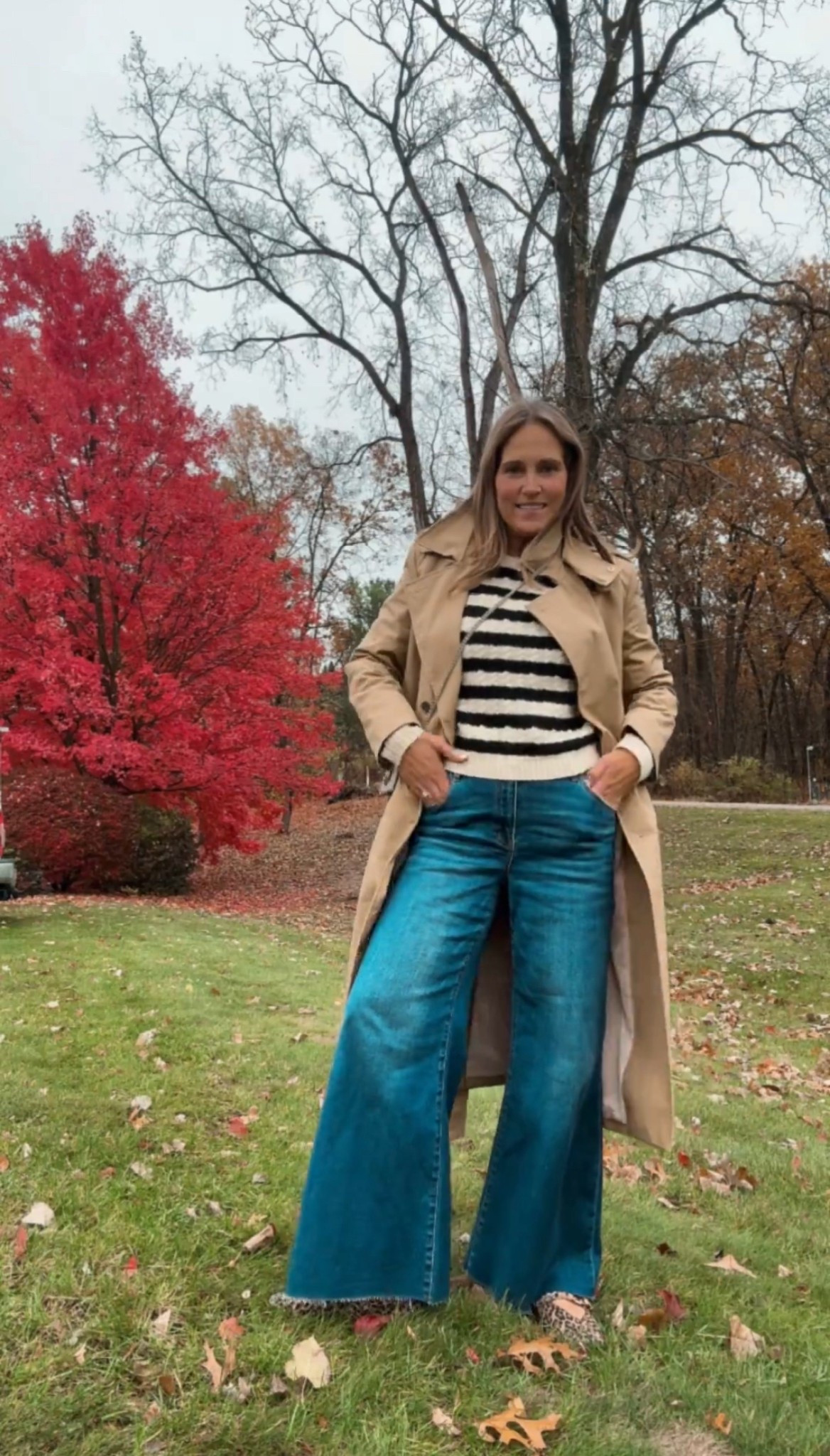 The cutest fall outfit I put together this weekend! Trench coats have been trending lately and I have been reaching nonstop for this one from J.Crew! A simple everyday outfit to wear to lunch, running errands, or happy hour with friends. 

#LTKOver40 #LTKMidsize #LTKSeasonal