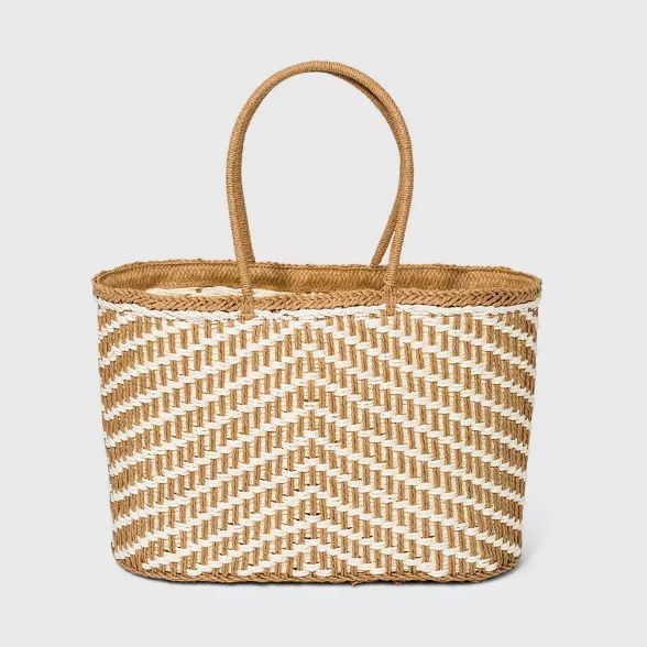 Straw Tote Handbag - A New Day™ | Target