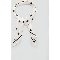 Mango Polka Dot Satin Scarf | Very (UK)
