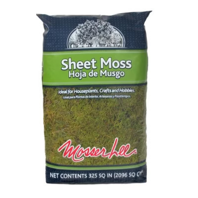 Mosser Lee Natural Green Sheet Moss, Ideal for Houseplants and Crafts, 325 sq in | Target