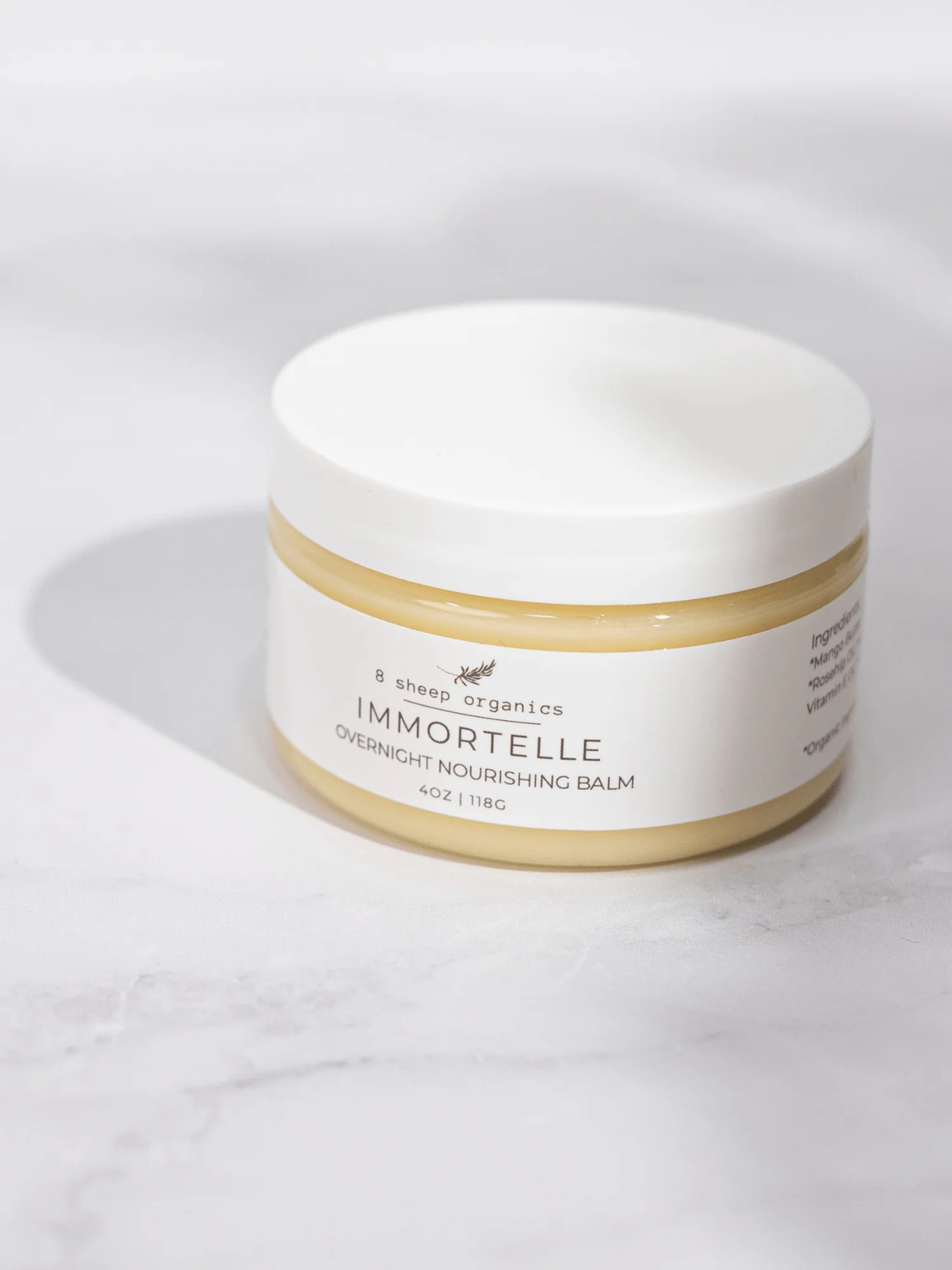 8 Sheep Organics - Immortelle Overnight Nourishing Balm | Kindred Bravely | Kindred Bravely
