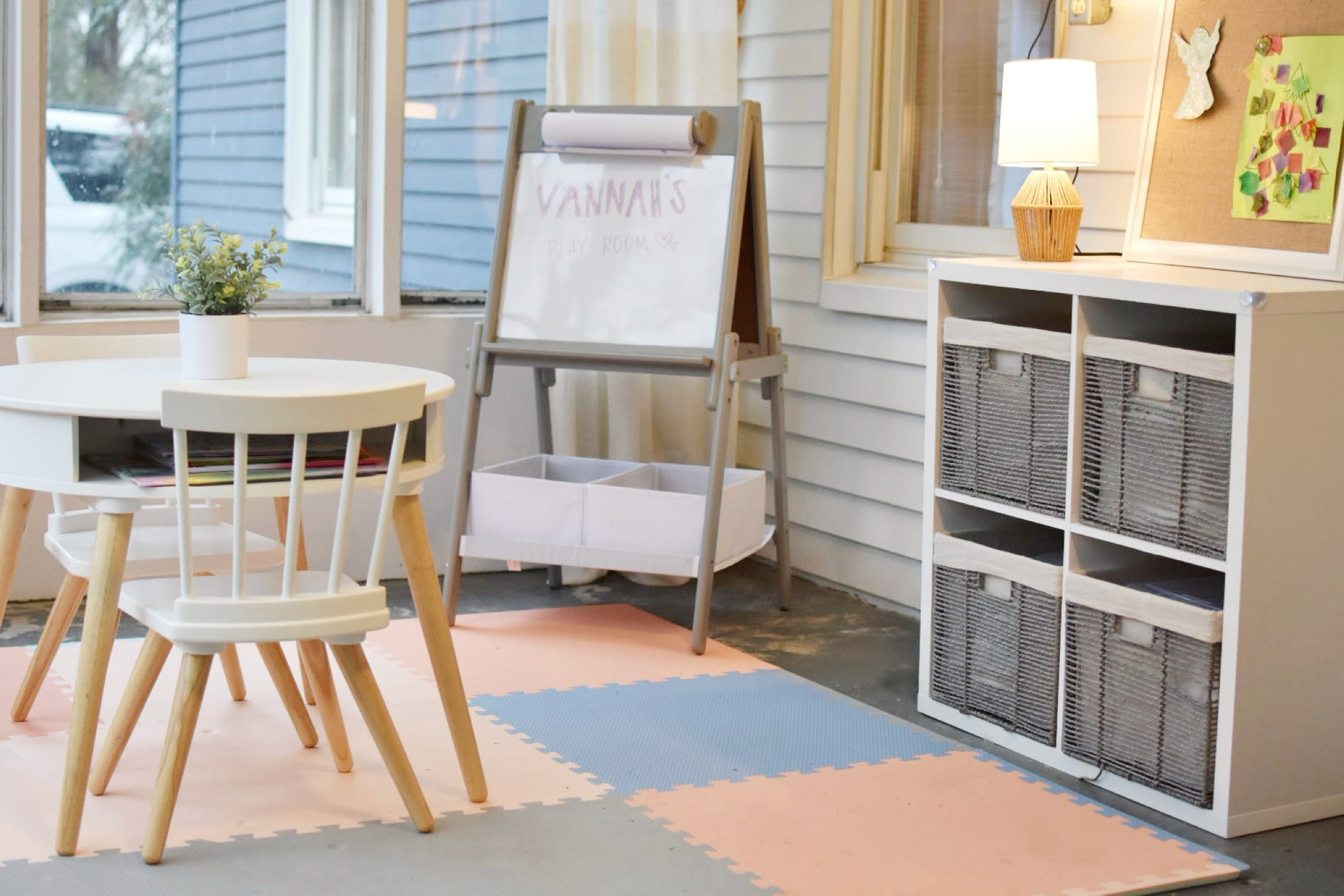 Preschool activity space for our 3 year old. 🎨 She has everything she needs to be creative in this space. The mat and table are from Sam’s Club, but I’ve linked some similar ones if you don’t have a membership  

#LTKfamily #LTKhome #LTKkids