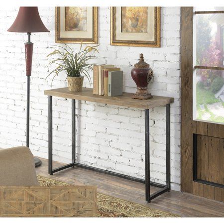 Convenience Concepts Laredo Parquet Console Table | Walmart (US)