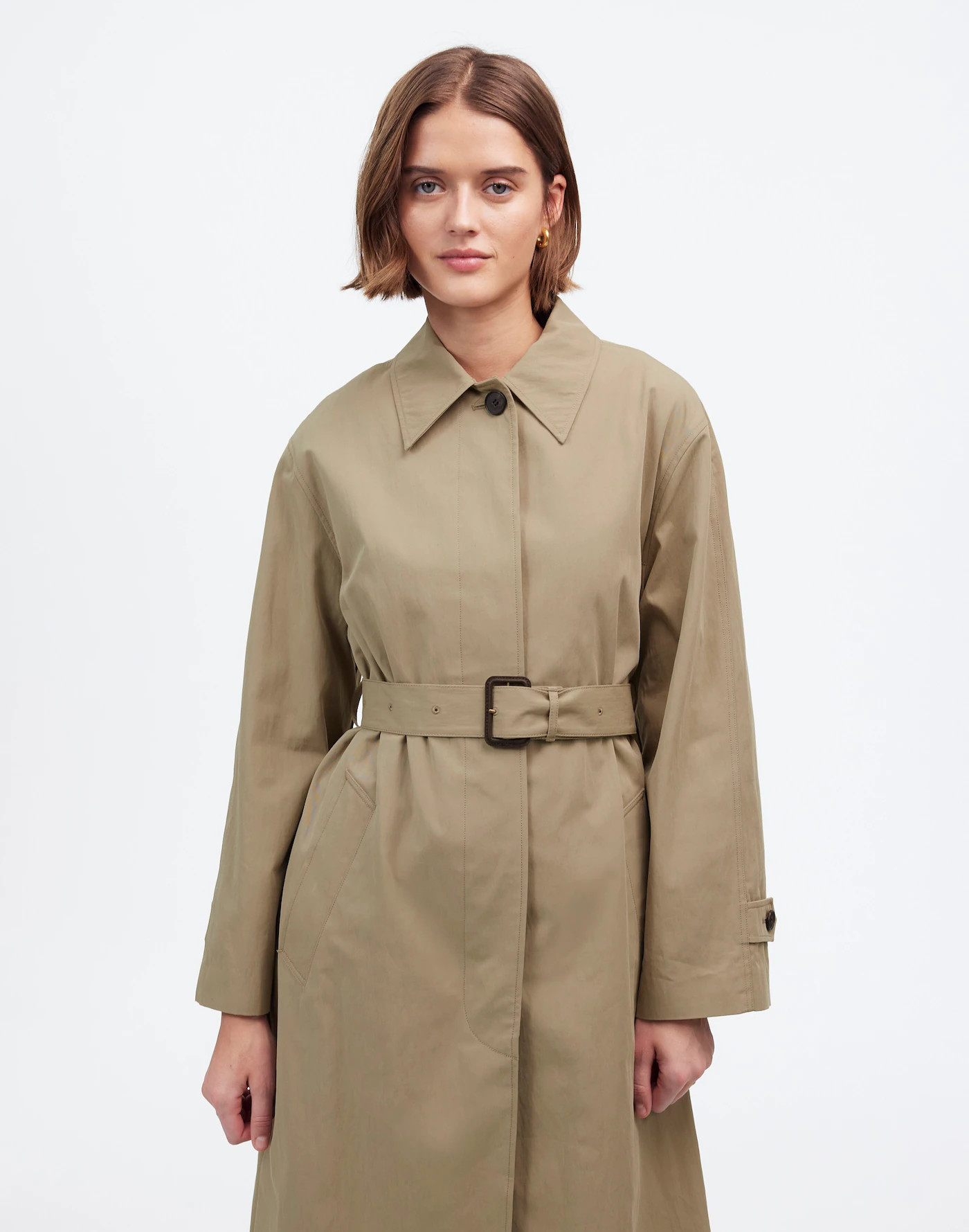 Single-Breasted Trench Coat | Madewell | Madewell