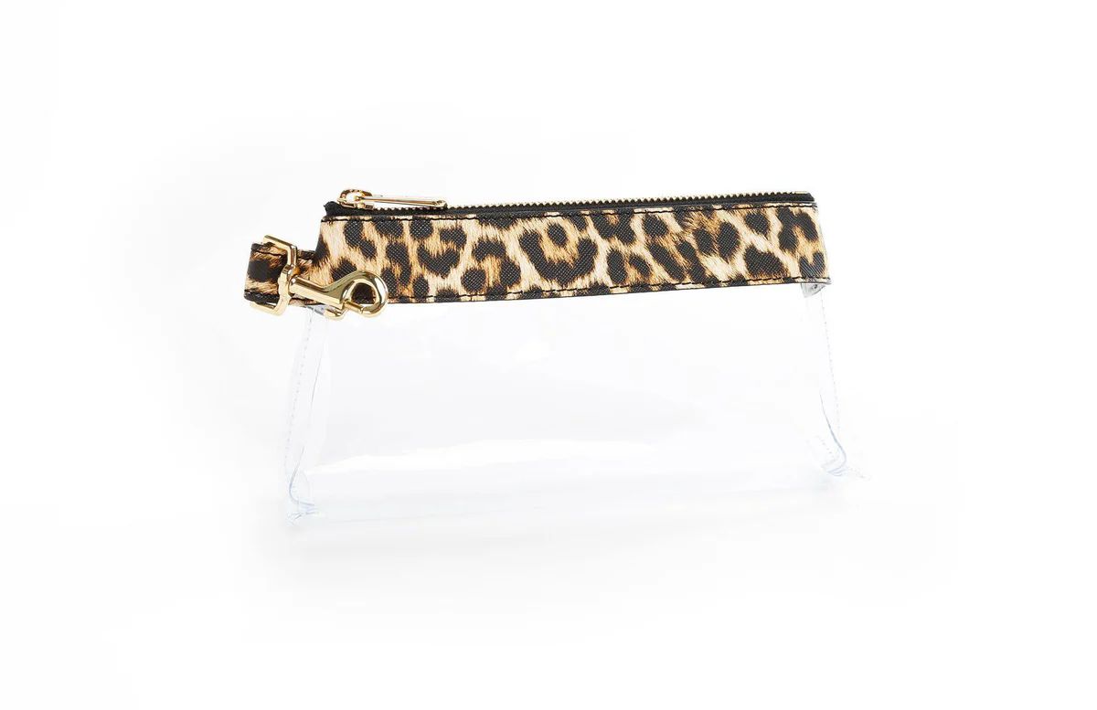 Classic Leopard CLEAR IT BAG • Pouch  - Signature Trim | KEYPER