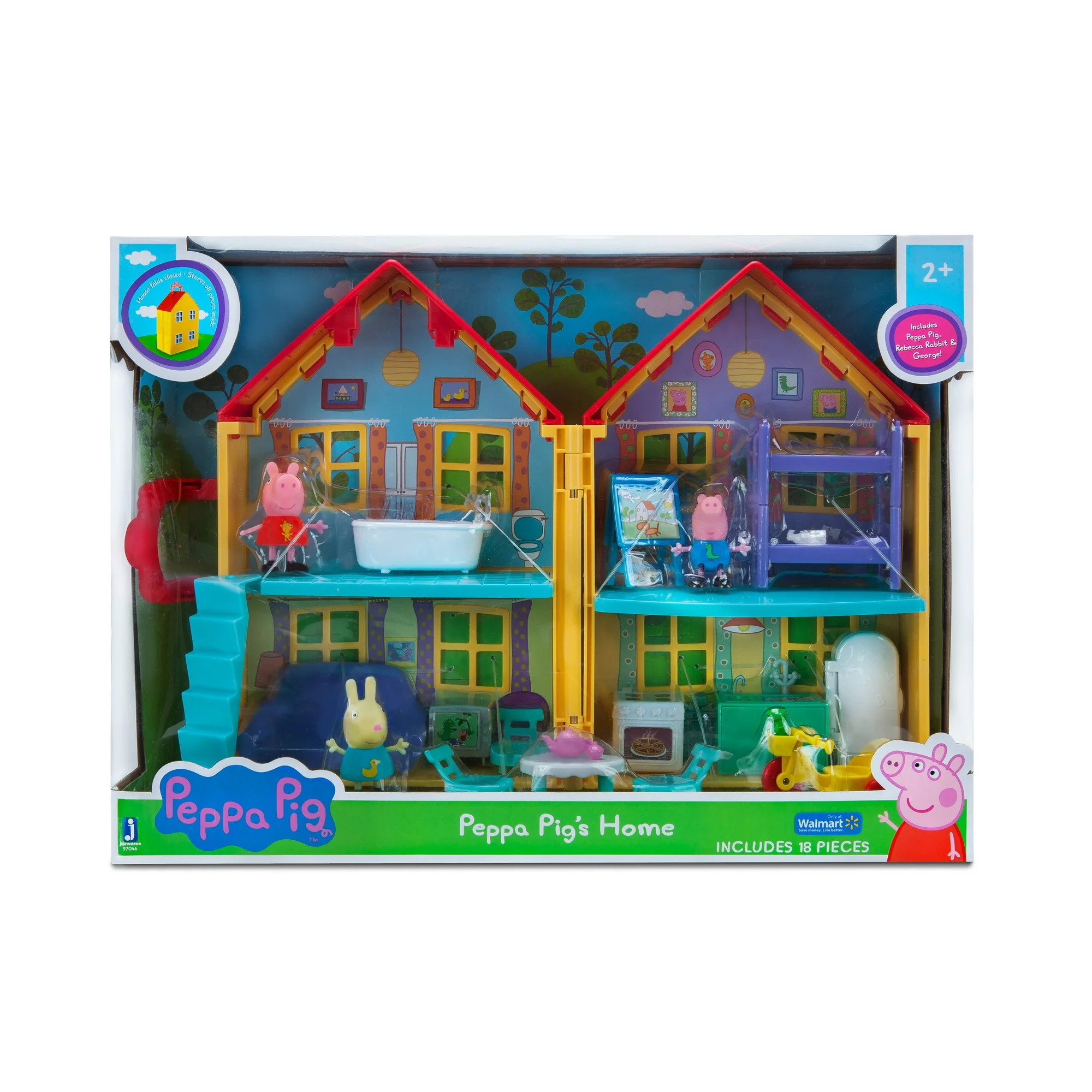 Peppa Pig Deluxe House Playset | Walmart (US)