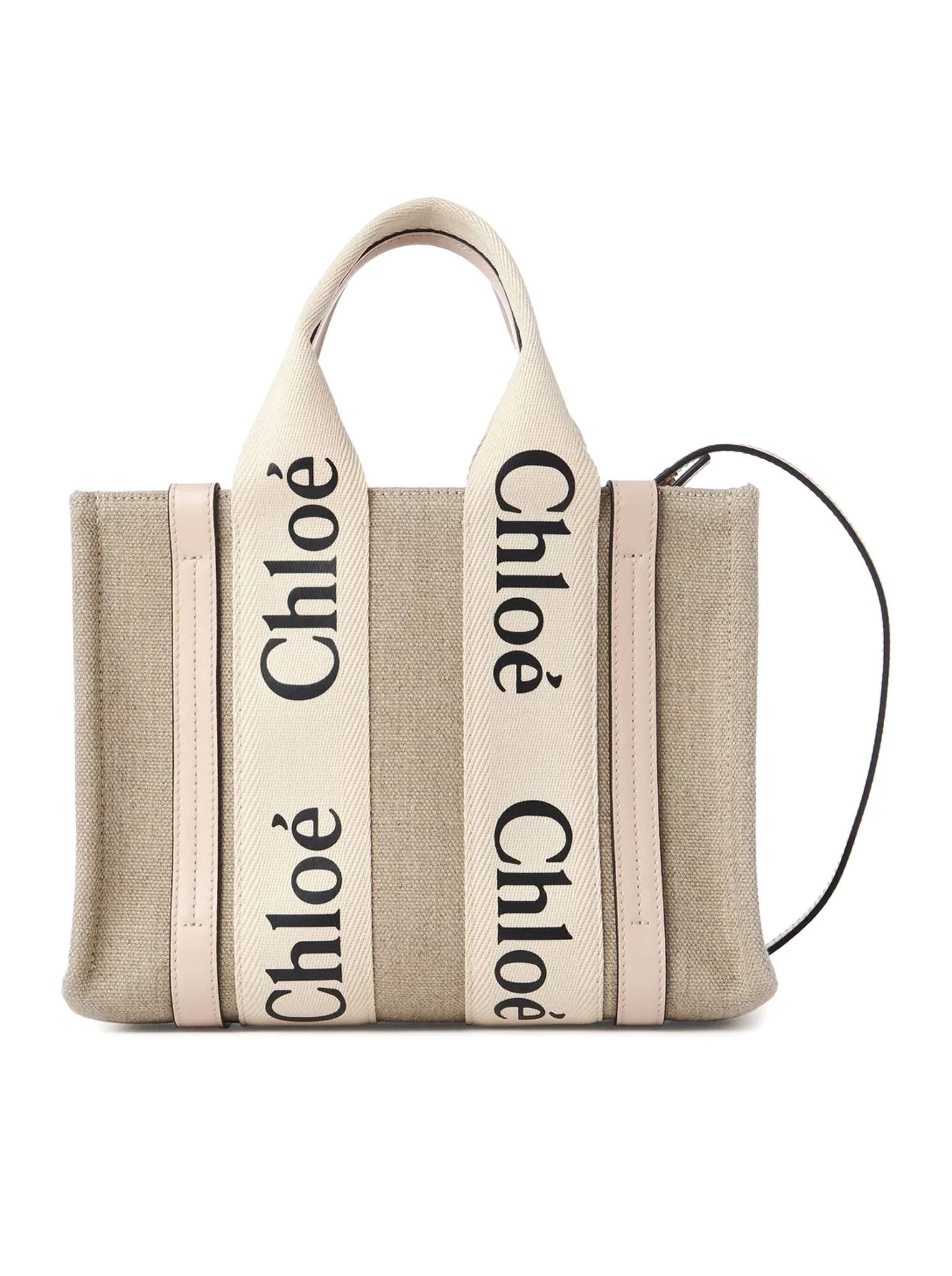WOODY SMALL LINEN TOTE BAG - Chloe` - Woman | Suitnegozi INT