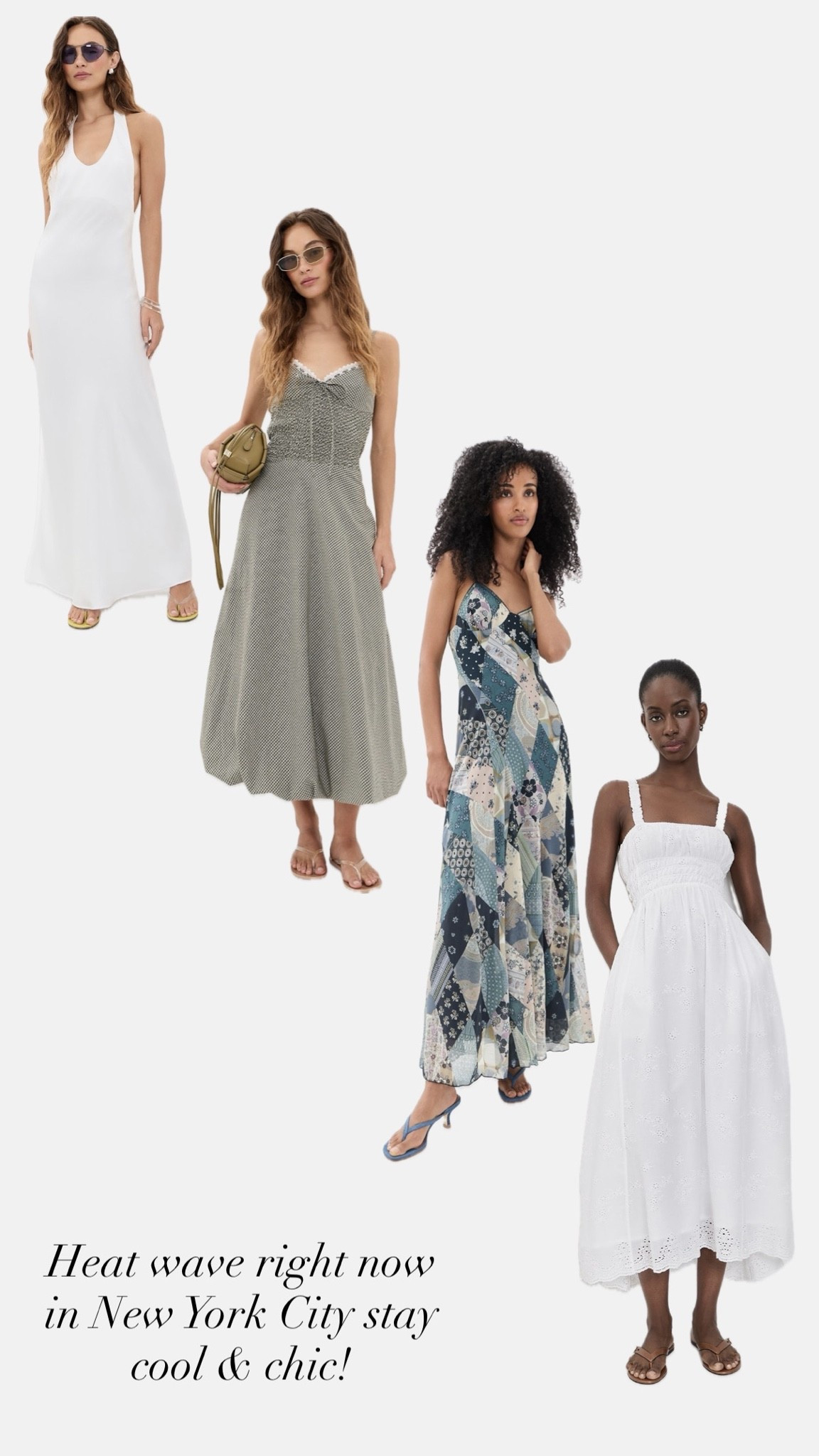 Dresses to keep you cool in this New York heat wave starting at $100 — daily edit cover from Found by Em