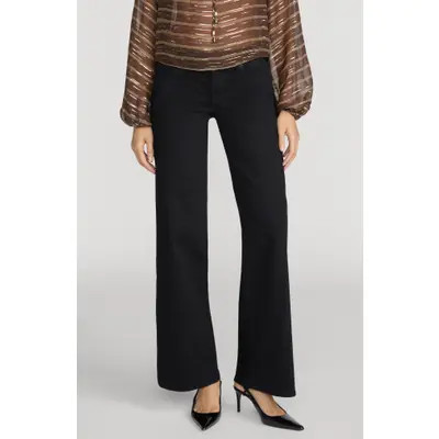 FRAME Le Slim Palazzo Jeans in Black at Nordstrom, Size 29 | Nordstrom