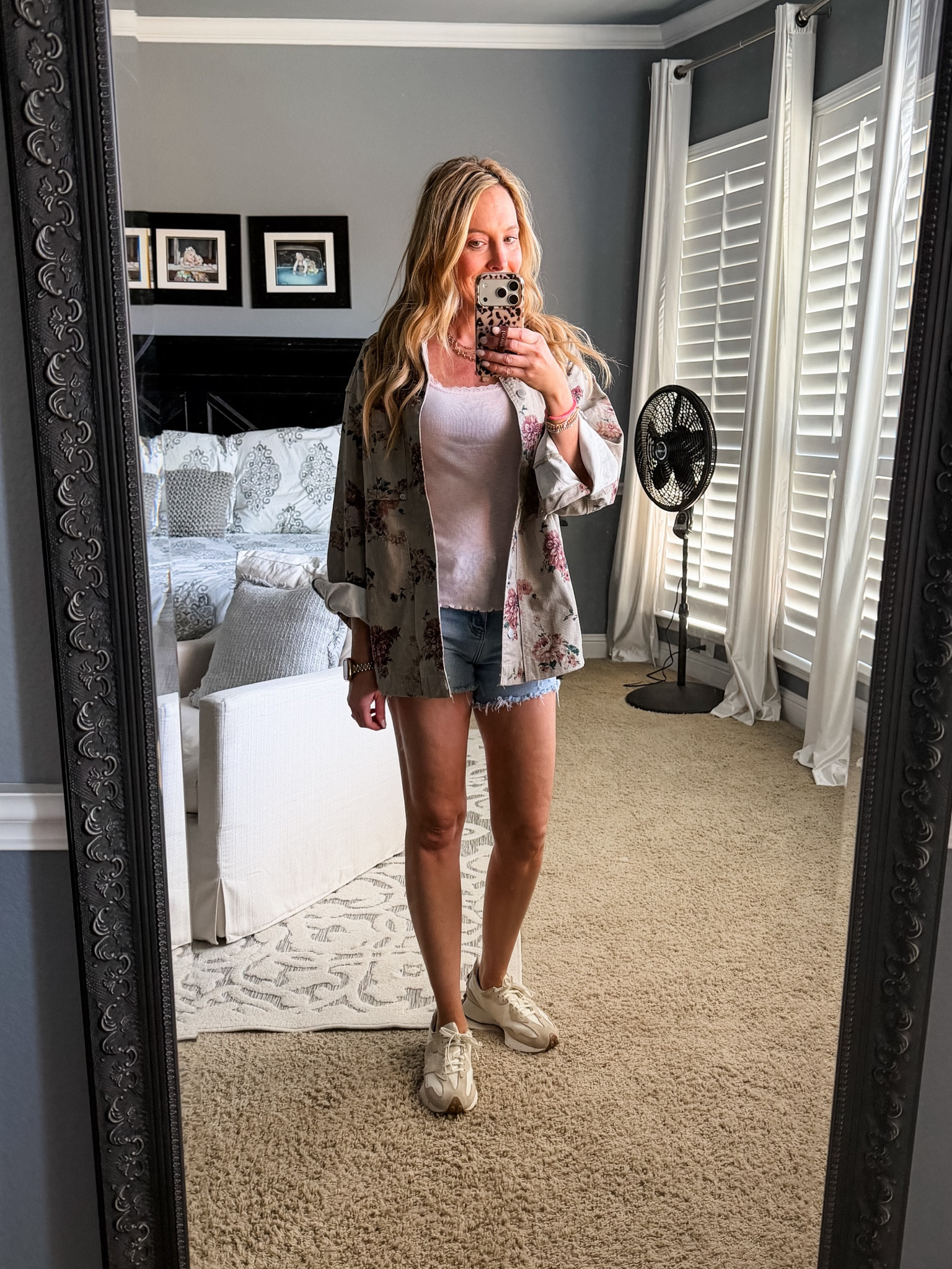 This outfit is so cute! Obsessed with this floral jacket. Paired it either a basic tank that you will want in every color. Everything runs tts. I’m wearing a small in the jacket and tank top. Im wearing a size2 in the shorts. 

Concert outfit | country concert outfit | rodeo outfit | western outfit | boots | cowboy boots | date night | Nashville outfit | travel | denim skirt | jean skirt| jacket | western belt | spring outfit | hat | cowboy hat | Target @Target | tank top | floral jacket | denim jacket 
| denim shorts | jean shorts 

#LTKootd #LTKSaleAlert #LTKgrwm