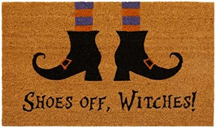 Elrene Home Fashions Farmhouse Living Coir Outdoor Doormat, Natural Entry Mat, Front Door Decor, ... | Amazon (US)