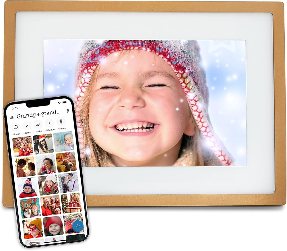 Skylight Digital Picture Frame - WiFi Enabled with Load from Phone Capability, Touch Screen Digit... | Amazon (US)