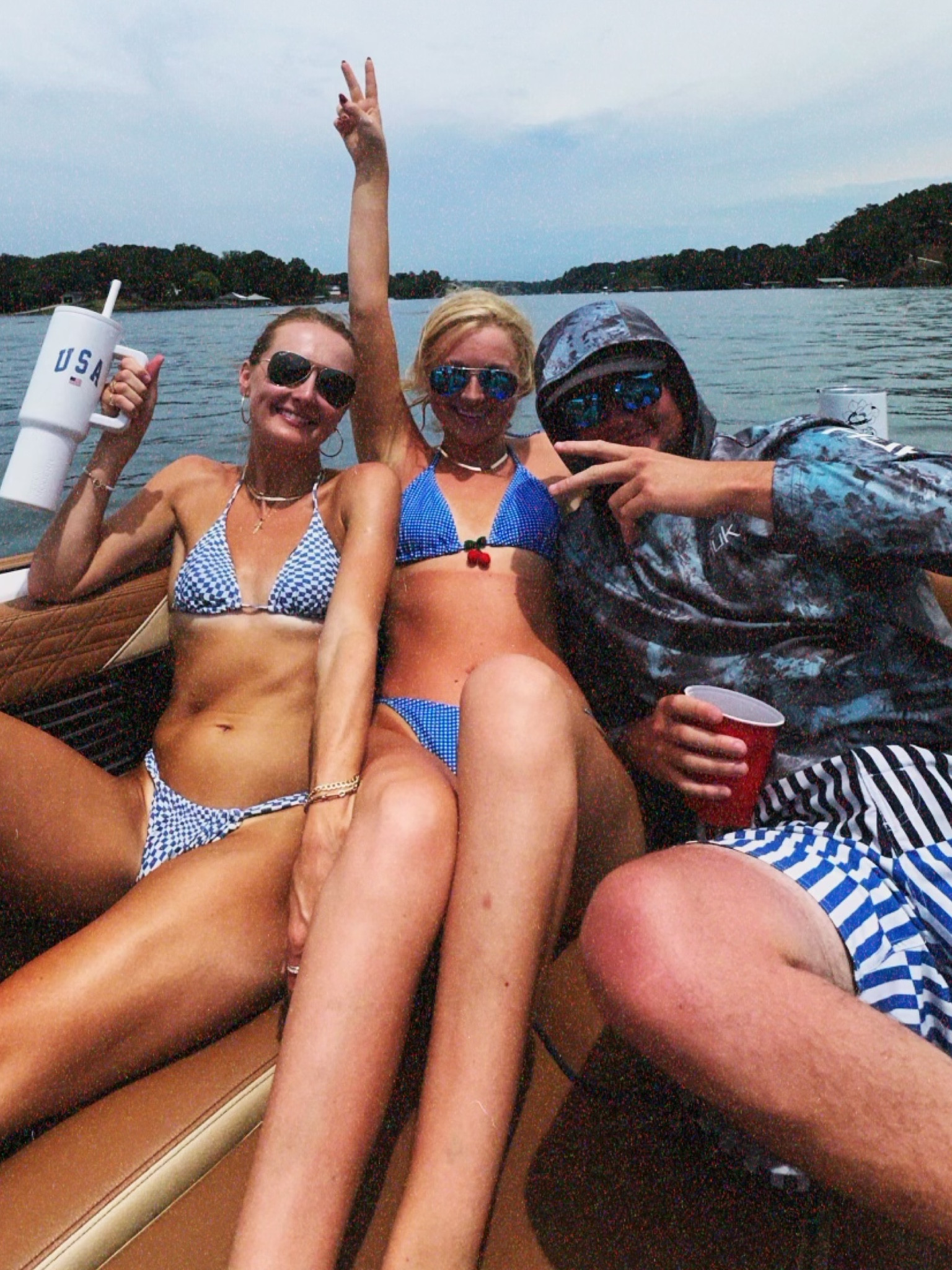 SHEIN blue red gingham cherry bikini 

#LTKSwim #LTKSummerSales