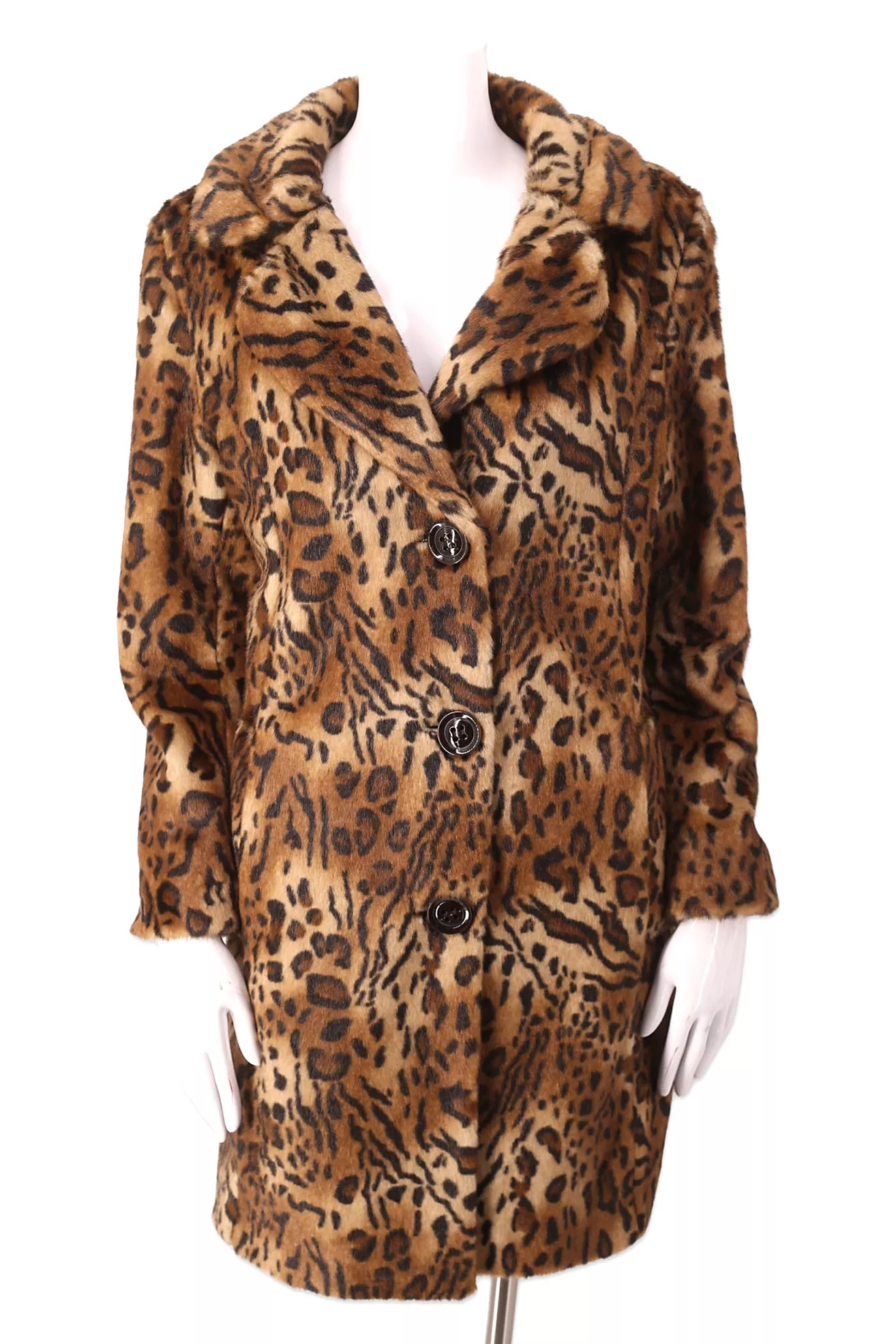 1990s Faux Fur Leopard Print Coat Selected By Ritual Vintage | Free People (Global - UK&FR Excluded)