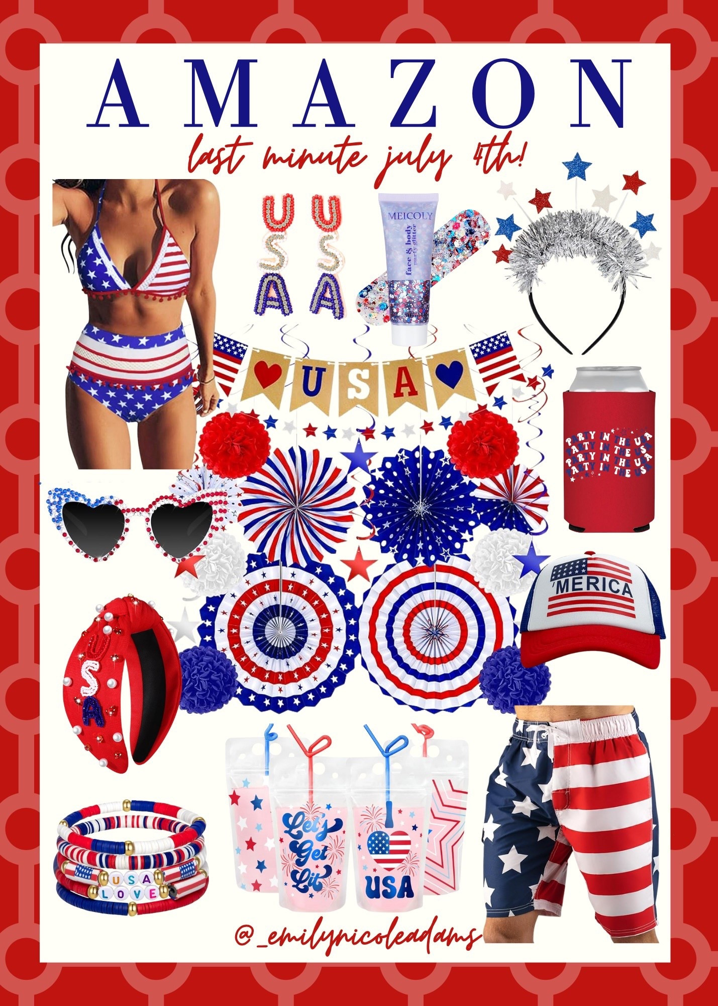 Amazon Last Minute July 4th🇺🇸 Amazon shopping, Amazon deals, Amazon must haves, Amazon favorites, July 4th, Fourth of July, July 4th must haves, July 4th holiday, patriotic decor, Amazon party 

#LTKSaleAlert #LTKStyleTip #LTKHome