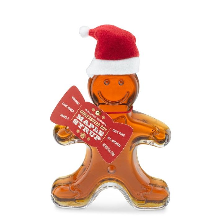 Williams Sonoma Gingerbread Boy Maple Syrup | Williams-Sonoma