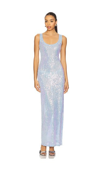 Lovers and Friends Katrine Maxi Dress in Baby Blue. - size M | Revolve Clothing (Global)