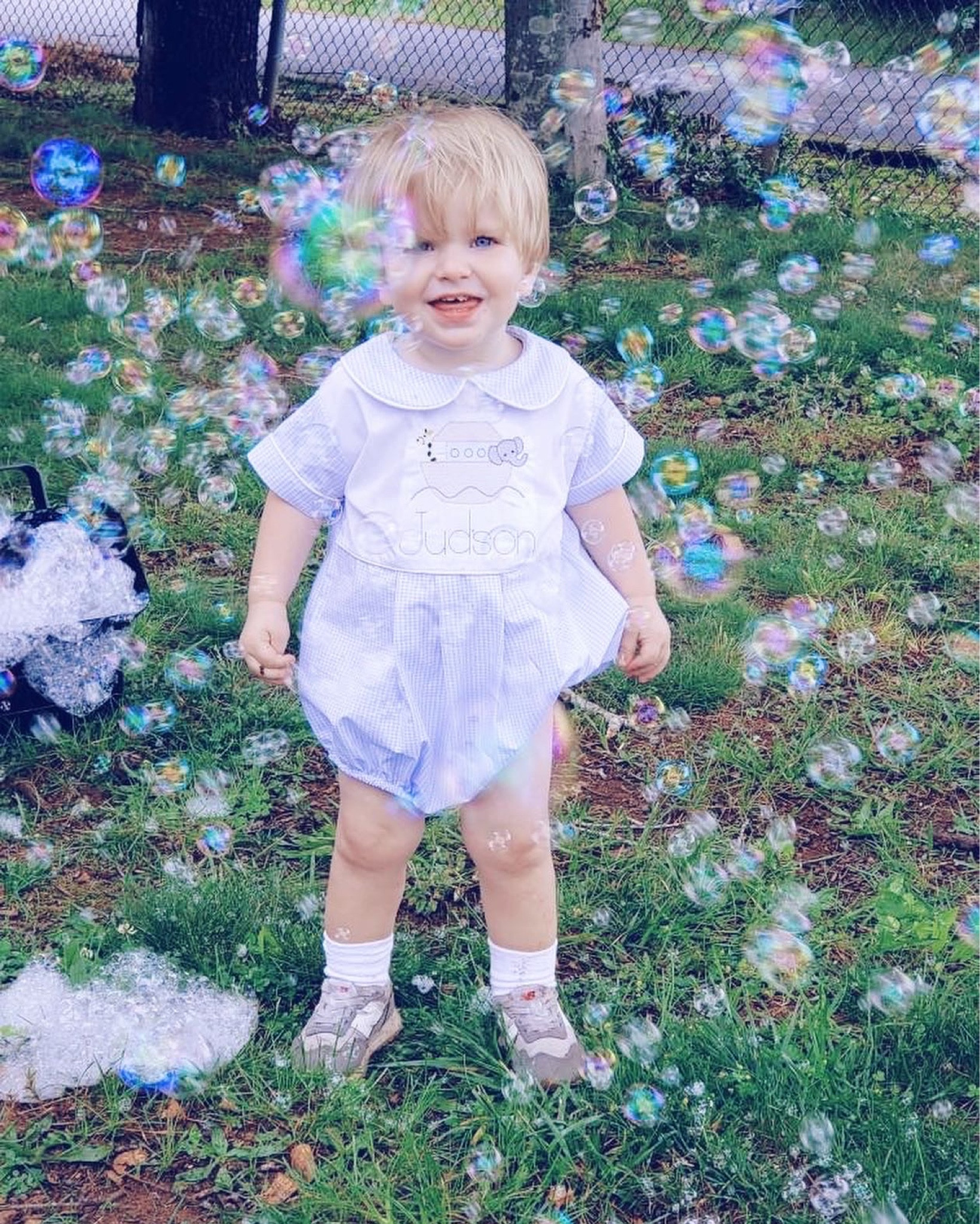 The birthday baby boy in his Noah’s Ark bubble… surrounded by bubbles 👼🏼🎂🫧- it just doesn’t get cuter than this!! 🥳🥹🐘🫶🏽🦒🎈✨🤍💫 #birthdayboy #bubblesonbubbles #corememory 
…

#emilysayswes #judsoncarpentermabry #twentythreemonthsold #twentythreemonthold #twentythreemontholdbaby #twentythreemontholdbabyboy #judsonmonthbymonth #sweetjudson #oneyearoldbabyboy #oneyearoldboy #gratefulmotherhood #motherhoodblog #motherhoodblogger #mommyblogger #maymemories #thesearethedays #oldfamilyfarmhouse #homesweethome #noahsarkbirthdaytheme #noahsarkbday #judsondssecondbirthdayparty #noahsarkthemedbirthday #twobytwoparty #liketkit #LTKfamily #LTKbaby #LTKSpring @shop.ltk 