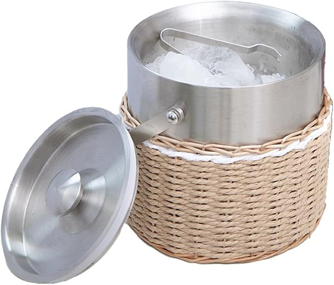 3L Ice bucket, Insulated Ice Bucket Basket with Lid for Party Cocktail Bar Buffet | Amazon (US)