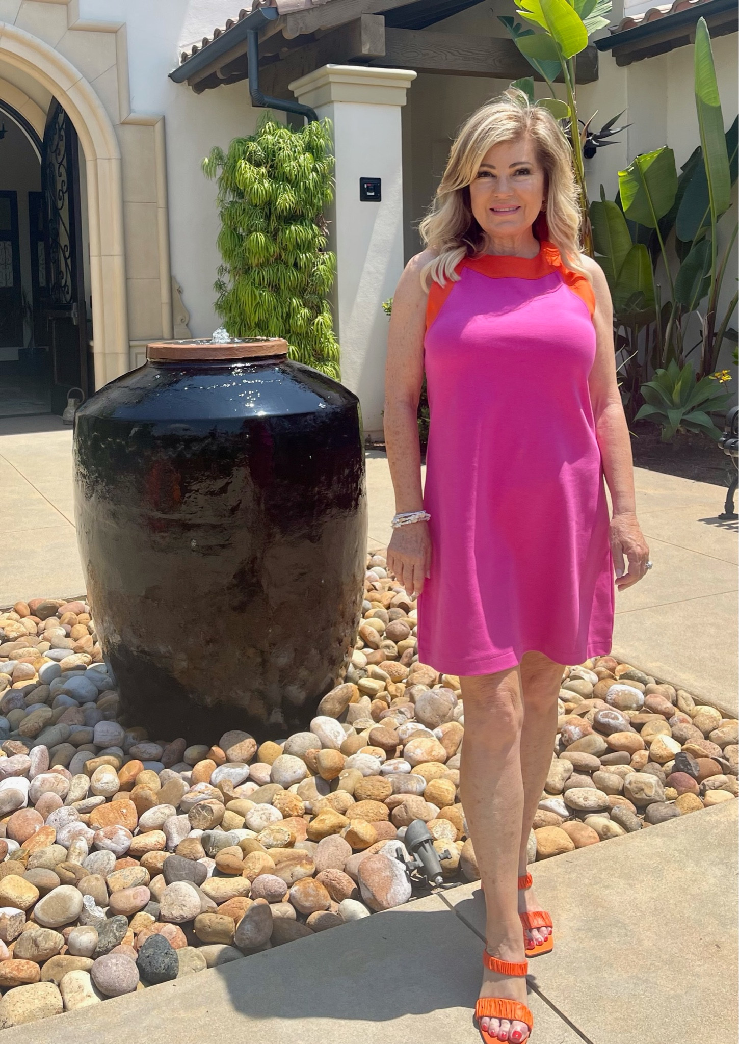 A fun and flirty mini dress for casual summer parties and dates from Free Assembly @Walmart!
I found it online along with bright orange heels to match. You”ll also find affordable stylish flats too. So fun and so affordable! 
Perfect for curvy girls like me because it flatters without being too tight!
#WalmartPartner #SummerDress #WalmartFashion
Size inclusive from XS - XXL
I’m wearing medium which is TTS. I’m 5”2 and about 125 lbs.

#LTKSeasonal #LTKFind #LTKcurves