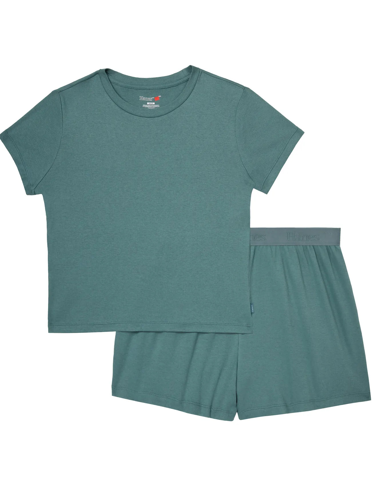 Hanes Originals SuperSoft Comfywear Women's Pajama Set, Loungewear T-Shirt & Shorts #HLA204 | Hanes.com