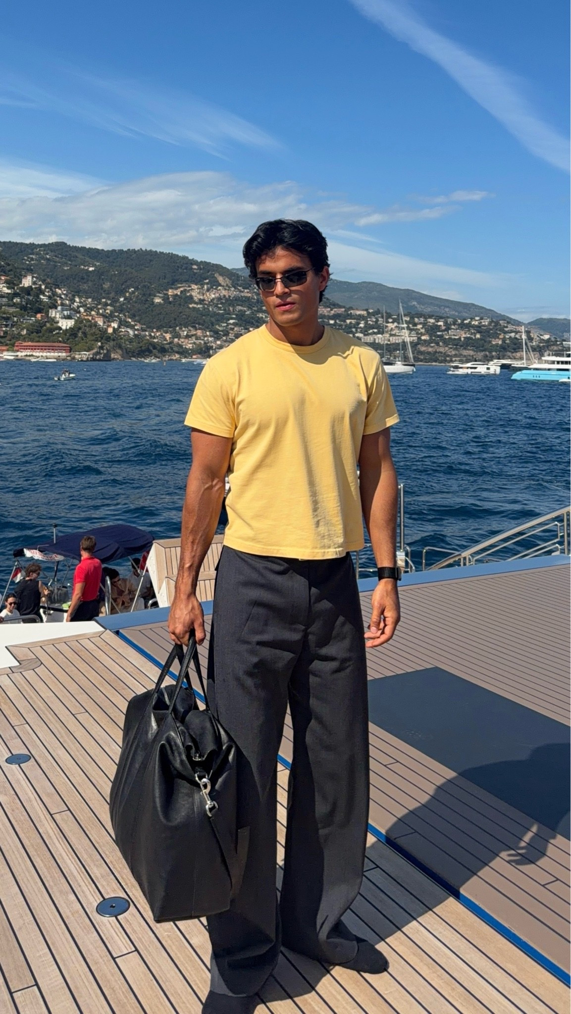 shirt is California arts, bag is old Massimo Dutti