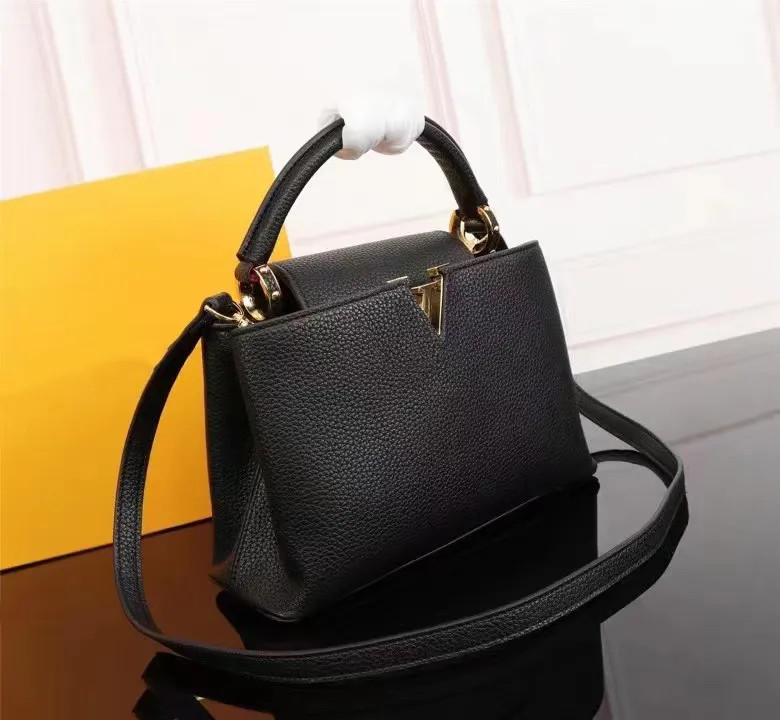 Top Quality Capucines Fashion Women Shoulder Bags Chain Messenger Bag Leather Handbags Shell Wall... | DHGate