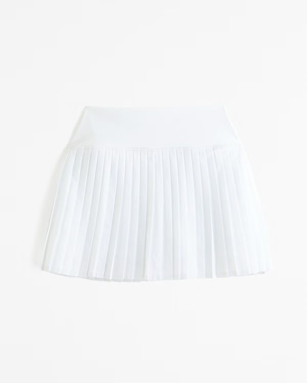 YPB motionTEK Hybrid Lined Pleated Skirt | Abercrombie & Fitch (US)