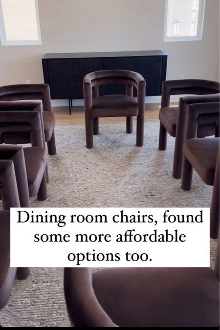 Brown velvet dining room chairs 


#LTKHome #LTKStyleTip #LTKSaleAlert