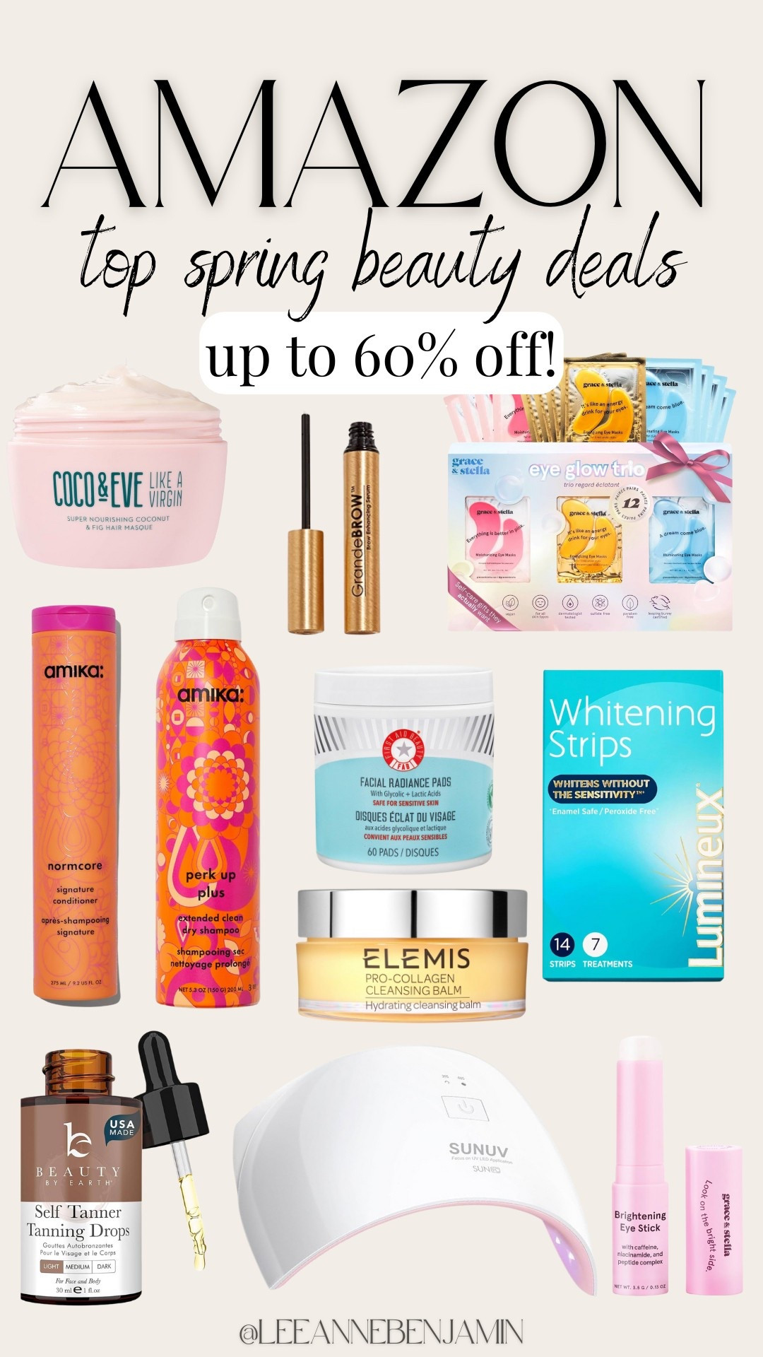 Amazon beauty deals!! Up to 60% off 😍

#LTKFindsUnder50 #LTKSaleAlert #LTKBeauty