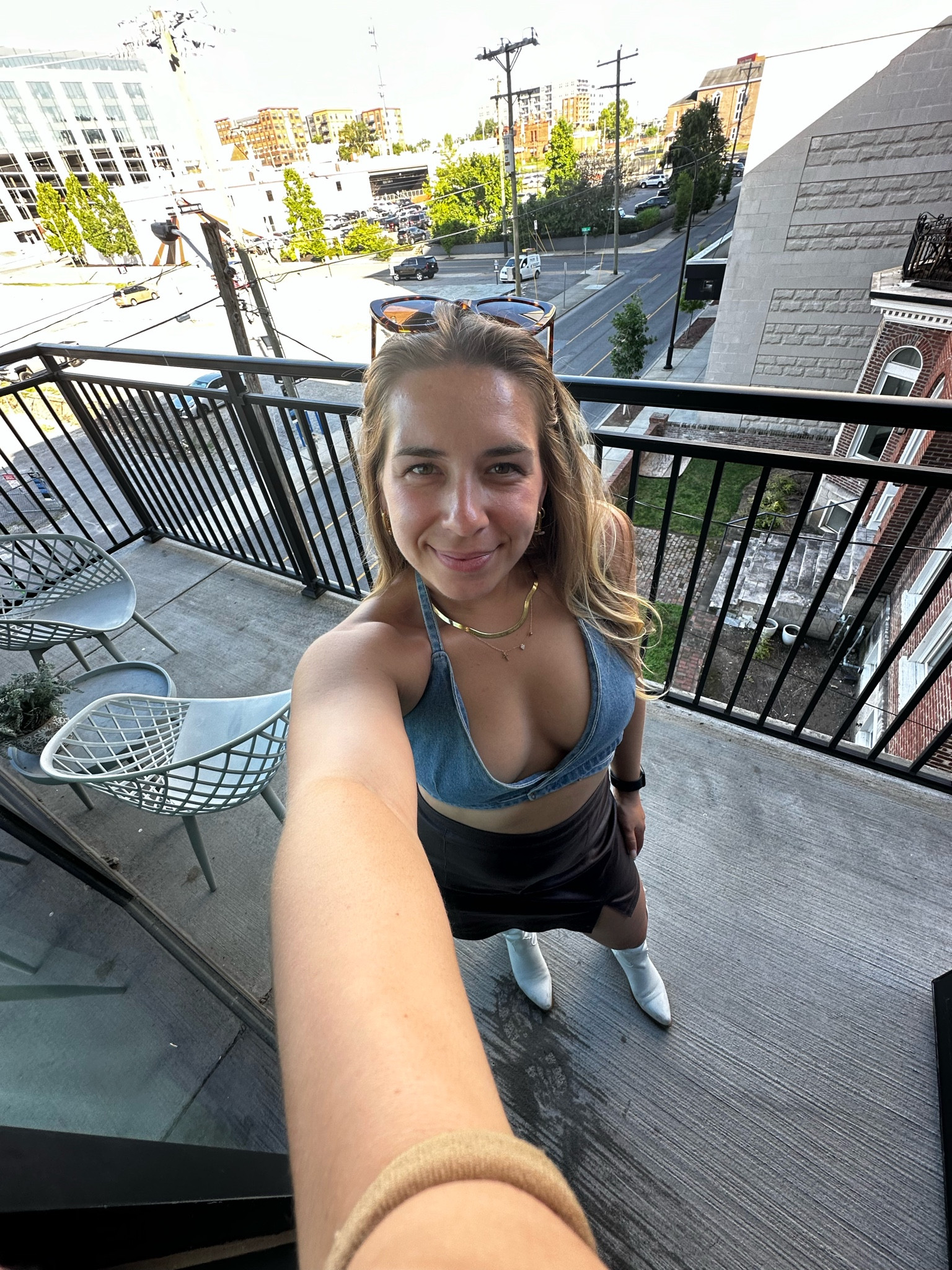 Nashville outfit!!

Dash of Nash wrap top
Abercrombie leather skirt
Amazon white cowboy boots

#LTKTravel #LTKStyleTip