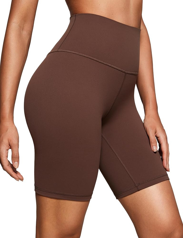 CRZ YOGA Womens Butterluxe Biker Shorts 8 Inches - High Waisted Workout Running Volleyball Spande... | Amazon (US)