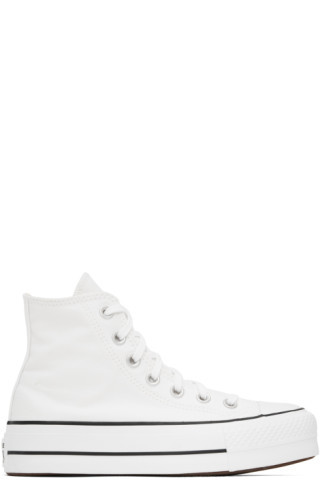 White All Star Platform Sneakers | SSENSE